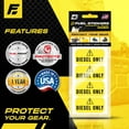 thumbnail image 2 of Diesel Fuel Only Sticker - Fuel Identification Labels by Fuel Stickers | 2x1 | 4 Labels (Yellow), 2 of 7