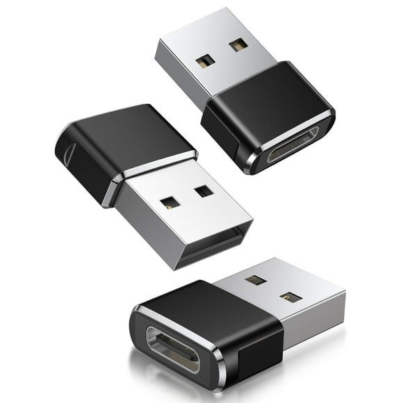Basesailor Adaptador Usb A Usb C, Paquete De 3 Convertidores De Cable Tipo C Hembra A Usb A Macho Para Iphone 15 Pro Macbook Imac Pc Computadora Portátil Samsung Galaxy S24 24 Ai Plus Ultra S23 S22 Go