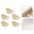 thumbnail image 1 of Langgg 5Pairs Womens Bra Inserts Pads Soft Swimsuit Padding Inserts Breast Cups Skin, 1 of 9