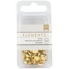 Elements Brads .1875" 50/Pkg-Gold