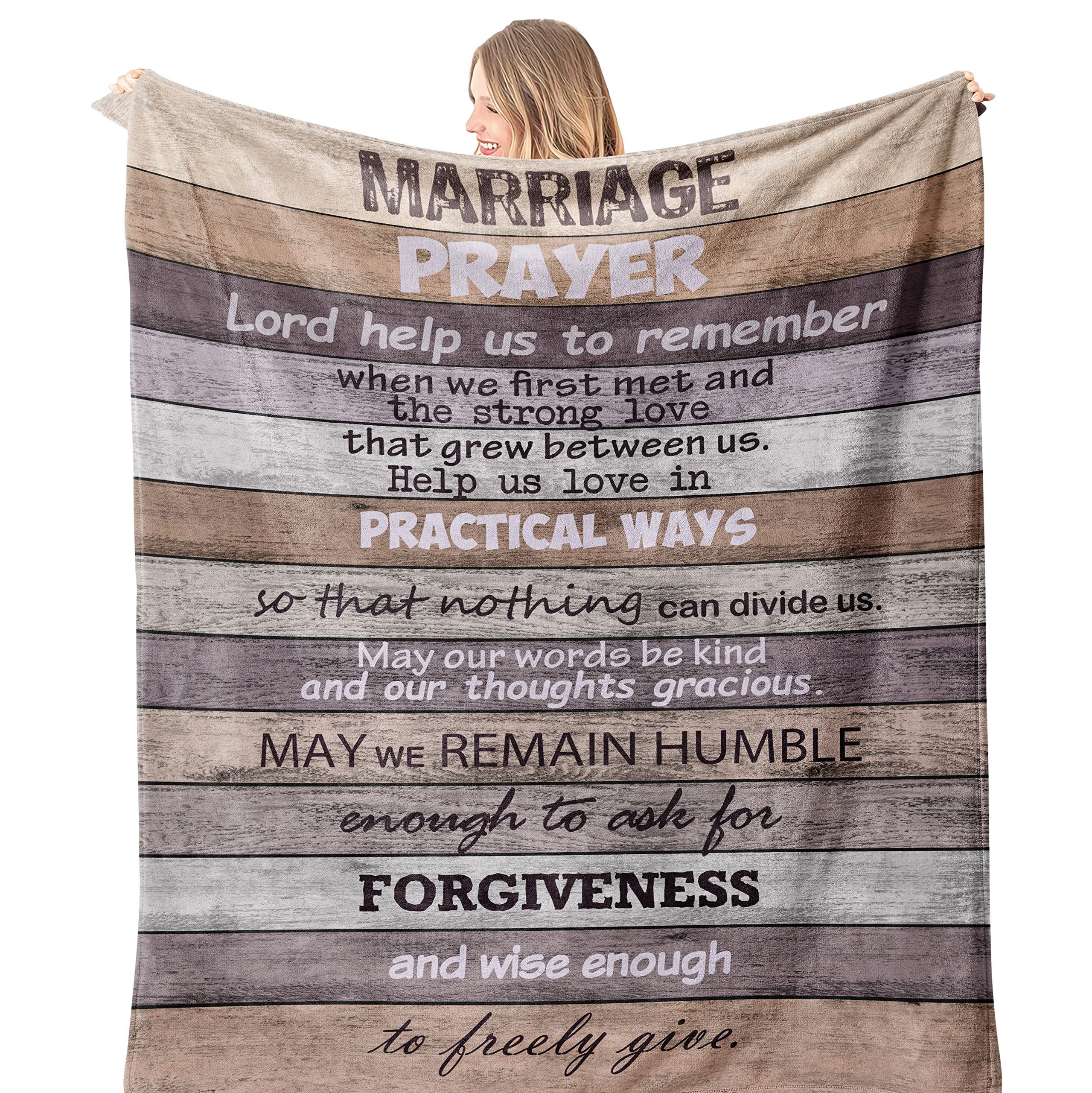 Christian Throw Blanket Religious Gifts Inspirational Fluffy Soft