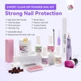 thumbnail image 2 of Kit de uñas SAVILAND Clear Dip Powder con taladro eléctrico para uñas, 60 ml, 2 of 8