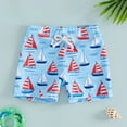 thumbnail image 2 of LRen Toddler Boy Pink Swim Trunks 4t with Compression Liner Stretch Drawstring Beach Casual Shorts Kids Boys Casual Fashion Cartoon Dinosaur Prints Boys Swim Suit Size 10, 2 of 5