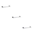 thumbnail image 1 of stanreset 1/2/3/5 Bathroom Hardware Set Stainless Steel Towel Bar Ring Paper Holder Multifunction Robe Hook Modern Style Rack Kit Silver bar 3PCS, 1 of 6