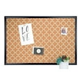 thumbnail image 3 of U Brands Fashion Cork Bulletin Board 35" x 23" Black Finish Frame 306U00-01, 3 of 3