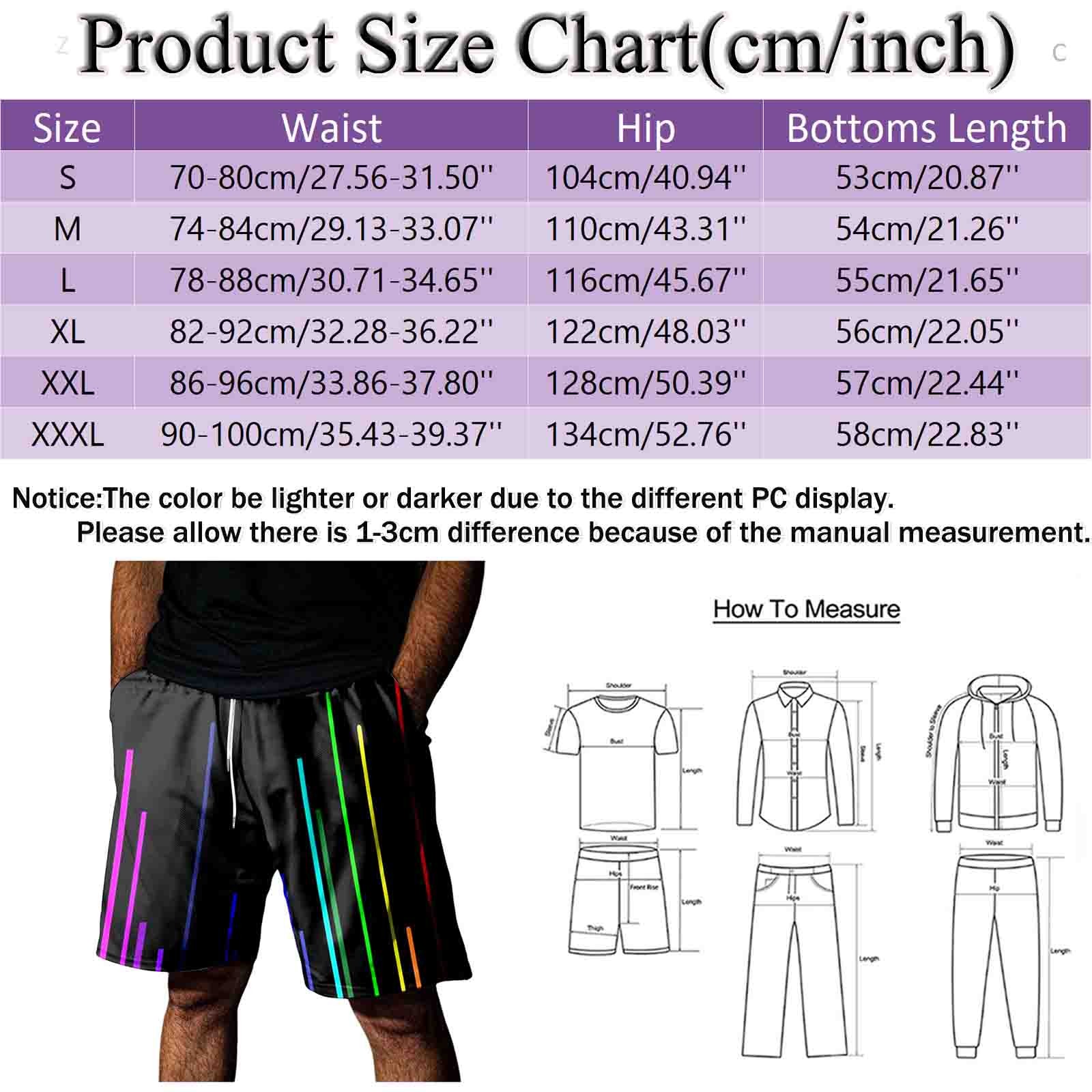 Papeey Shorts for Big And Tall Men Shorts Running Men Summer Shorts ...