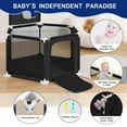 thumbnail image 5 of HioHa Baby Playpen, Baby Playard with Basketball Hoop, Portable Hexagon Play Yard Baby Fences for Infant Toddler, 5 of 7