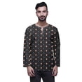 thumbnail image 1 of Atasi Printed Keyhole Nack Short Kurta Men ShirtWith Long Sleeves For Men, 1 of 1