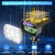 thumbnail image 2 of Nymphy Luces Solares Para Exteriores, Impermeables, Ip68, 56 Led, 3 Modos De Iluminación, Luces Solares Para Jardín, Patio, Luces Solares Para Navidad, Paisaje Exterior, Paquete De 4 (Blanco Frío), 2 of 6