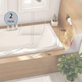 thumbnail image 6 of Rollbacks & More Bathtub Corner Splash Guard, Acrylic Guard Shower Bathroom Guards, 2PCS Transparent, 6 of 8