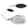 thumbnail image 1 of Lunkerhunt - Impact Ignite - Willow Leaf Spinnerbait - Sel et Poivre – Leurre de pêche - 1/2 oz, 1 of 5