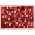 thumbnail image 1 of Ahgly Company Indoor Rectangle Abstract Red Contemporary Area Rugs, 7' x 10', 1 of 4