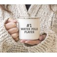 thumbnail image 3 of Koyal Wholesale Campfire Coffee Mug Thank You Gift, #1 Water Polo Player, Set of 1, 3 of 4