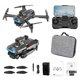 thumbnail image 5 of Dron WJSXC con cámara 4K Dual HD FPV, control remoto, juguetes, regalos para niños y niñas, con retención de altitud, modo sin cabeza, velocidad de inicio, color negro, 5 of 5