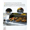 thumbnail image 3 of 4 Packs of Pro Meat Probes Replacement for Weber Grills, igrill, Connect Smart Grilling Hub （Long Silicon Sleeve）, 3 of 7