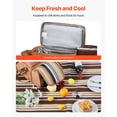 thumbnail image 3 of Picnic Backpack for 4 Person, Insulated Cooler Backpack, Beach Picnic Basket with Wine Holder & Utensils, 3 of 7