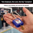 thumbnail image 1 of Zenex(TM) Padlocks, Safety Padlock, Keyed Different, Thermoplastic, 1-1/2" Width Each, 1 of 5