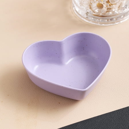 

PERZOE Snack Plate Storage Heart-shaped Useful Lightweight Serving Plate