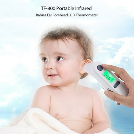 - Dual Scan Prime Forehead and Ear Digital Thermometer with 12 Groups Memory recording and Fast Readout for Children and Adults