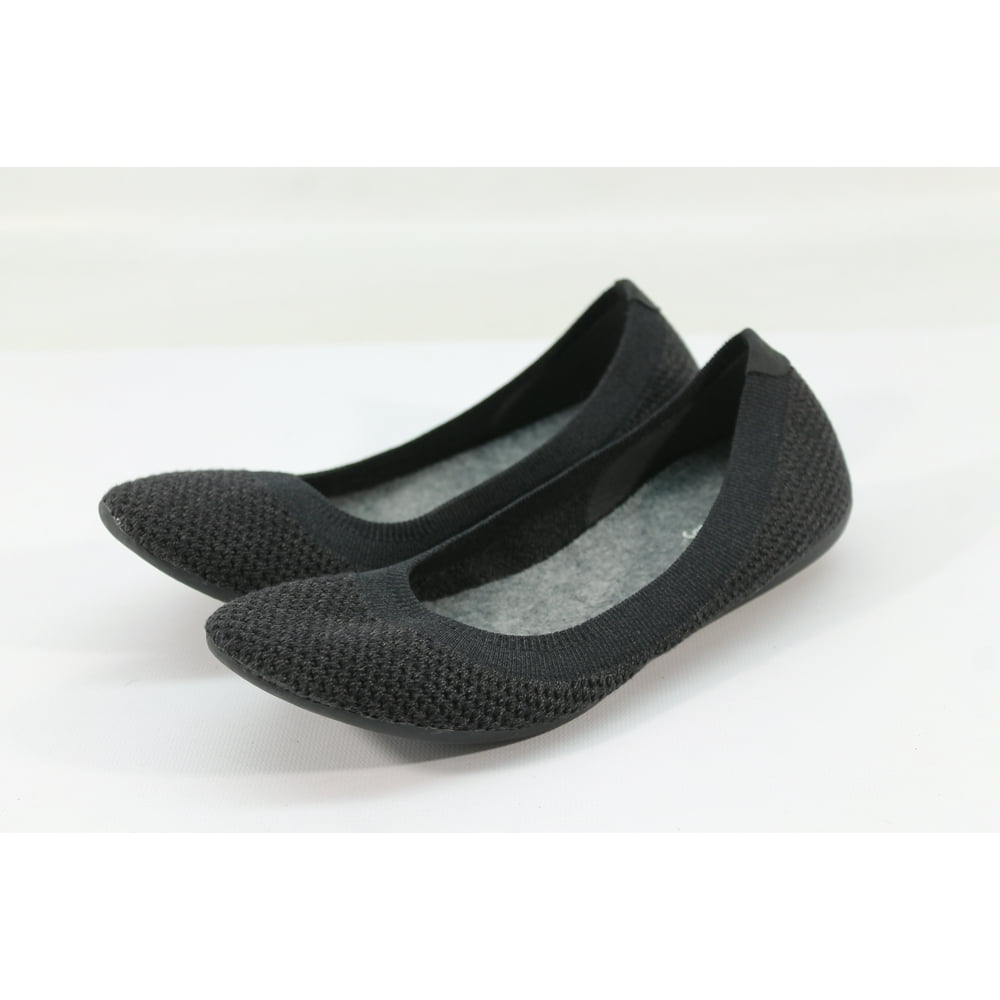 Allbirds - Allbirds Women's Tree Breezers Heathered Black/Black Comfort Flats (7.5) - Walmart