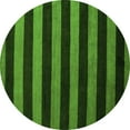 thumbnail image 1 of Ahgly Company Indoor Round Oriental Green Modern Area Rugs, 6' Round, 1 of 4