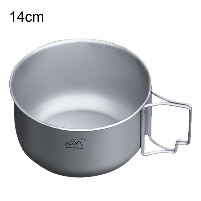 Outdoor Camping Titanium Alloy Cup/Bowl Portable Travel Tea Set Tea Brewing Cup / Durable Tableware Accessories