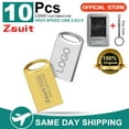 thumbnail image 1 of Zsuit 10pcs USB Flash Drive With Metal Gift Box 64GB Pendrive Flash Disk 128G Usb 3.0 Memory Stick USB 2.0 Free Logo Mini U Disk, 1 of 4