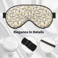 thumbnail image 4 of Naloa Different Butterflys Print Sleep Mask for Sleeper, Light Blocking Sleeping Eye Mask for Women Men, Eye Shade with Adjustable Strap for Travel, Nap,Meditation, 4 of 7