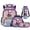 Rose Panda, variant on KUIFORTI Blue Tractor Boys Backpack Set 4Pcs, Cool School Bag with Lunch Box Pencil Pouch Water Bottle Sleeve for Elementary Primary Middle School Kids