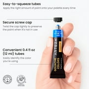 Arteza Acrylic Gouache Paint, Matte Finish, Multicolor, Set of 24, 12 mL