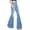 Medium Denim, variant on Kan Can Womens Juniors High Rise Sleek Stretchy Denim Flares (Medium Denim, 1)