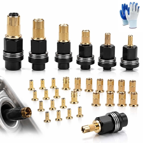 Carbon Steel Rivet Nut Tool Set,Manual Rivet Head Set with Metric Mandrels and Rivet Nuts,Hand Riveter Tool Accessories