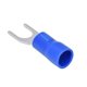 thumbnail image 3 of 50Pcs Fork Terminals Insulated Spade U Type Wire Connector 12‑10AWG Cable Crimp SV5.5‑6 Blue, 3 of 4