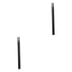 thumbnail image 1 of Eigraketly Baquetas de nylon Baqueta de con fuerte elasticidad Mangos de instrumentos musicales Cabezas de baquetas en forma de gota para niños Negro 2piezas Eigraketly CBP269810, 1 of 6