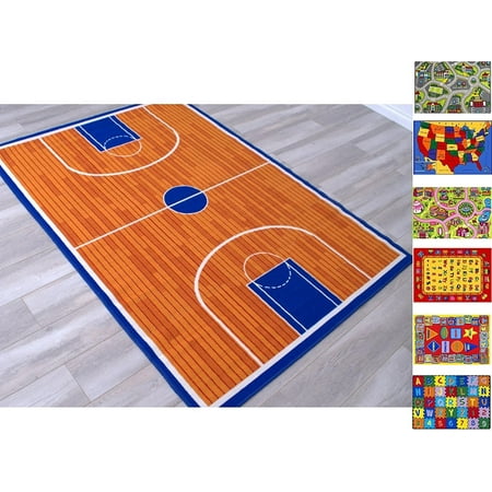 Handcraft rugs Kids Rugs play time/Basketball Court ...