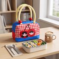 thumbnail image 5 of Dalxymotic Insulated Lunch Bag, Extra-large Insulated Bento Lunch Box, Handheld Meal Carrier with Ice Pack, Reusable Thermal Cooler Tote, for Work, Office, Picnic, Travel, 5 of 6