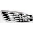 thumbnail image 4 of Grille For 2000-2002 Mercedes Benz S430 S500 Chrome Shell w/ Black Insert, 4 of 5