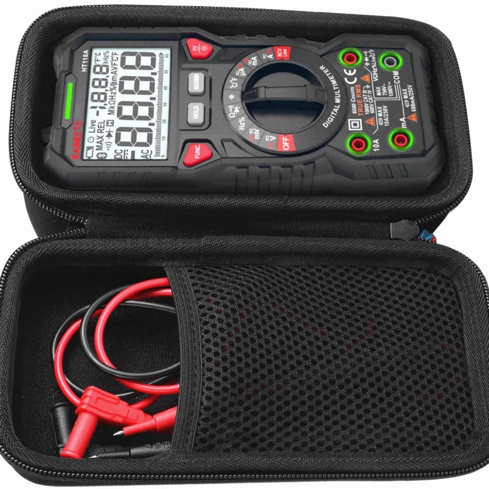 Walmeck Hard Travel Case Replacement for KAIWEETS Digital Multimeter TRMS 6000 Counts Volt Meter Auto Ranging