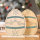 thumbnail image 2 of Adorno de huevo de Pascua de madera, bonitos recuerdos de escritorio, decoración para baby shower, boda y fiesta., 2 of 5