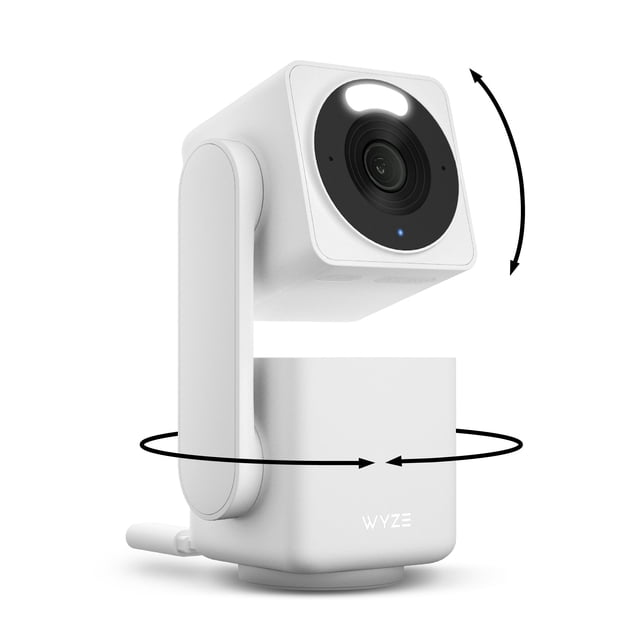 Cámara de seguridad WYZE Cam Pan v4 4K 360° Pan/Tilt, paquete de 2