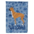thumbnail image 1 of Carolines Treasures Ck6180gf Boxer Bienvenido bandera tamaño del jardín Afortunado Sencillez, 1 of 3