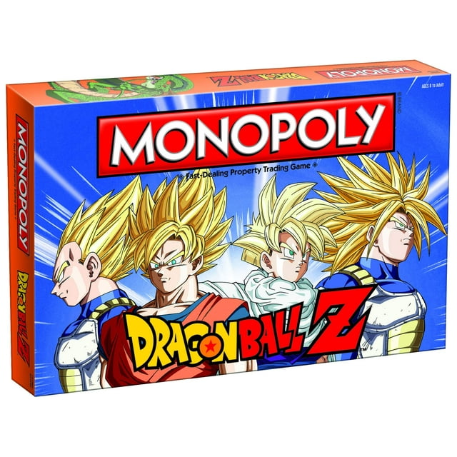 Juego de mesa MONOPOLY Dragon Ball Z Recruit Goku Vegeta Gohan