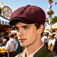 thumbnail image 2 of SHUNSUI British Newsboy Cap Hat Casual Painter Hat for Artist for Women French Bonnet Hat 1920s Hat for Women Wool Hat Men Knitted Wool for Girl Men Fashion Hats French Tame Hat French for Women, 2 of 4