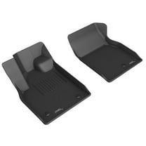3D MAXpider KAGU Floor Mat (BLACK) compatible with FORD MUSTANG MACH-E 2021-2023 - Front Row
