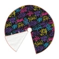 thumbnail image 2 of KLL Graffiti Art Christmas Tree Skirt 30" ,Party Decorations Farmhouse for Christmas Decorations Holiday Party, 2 of 6