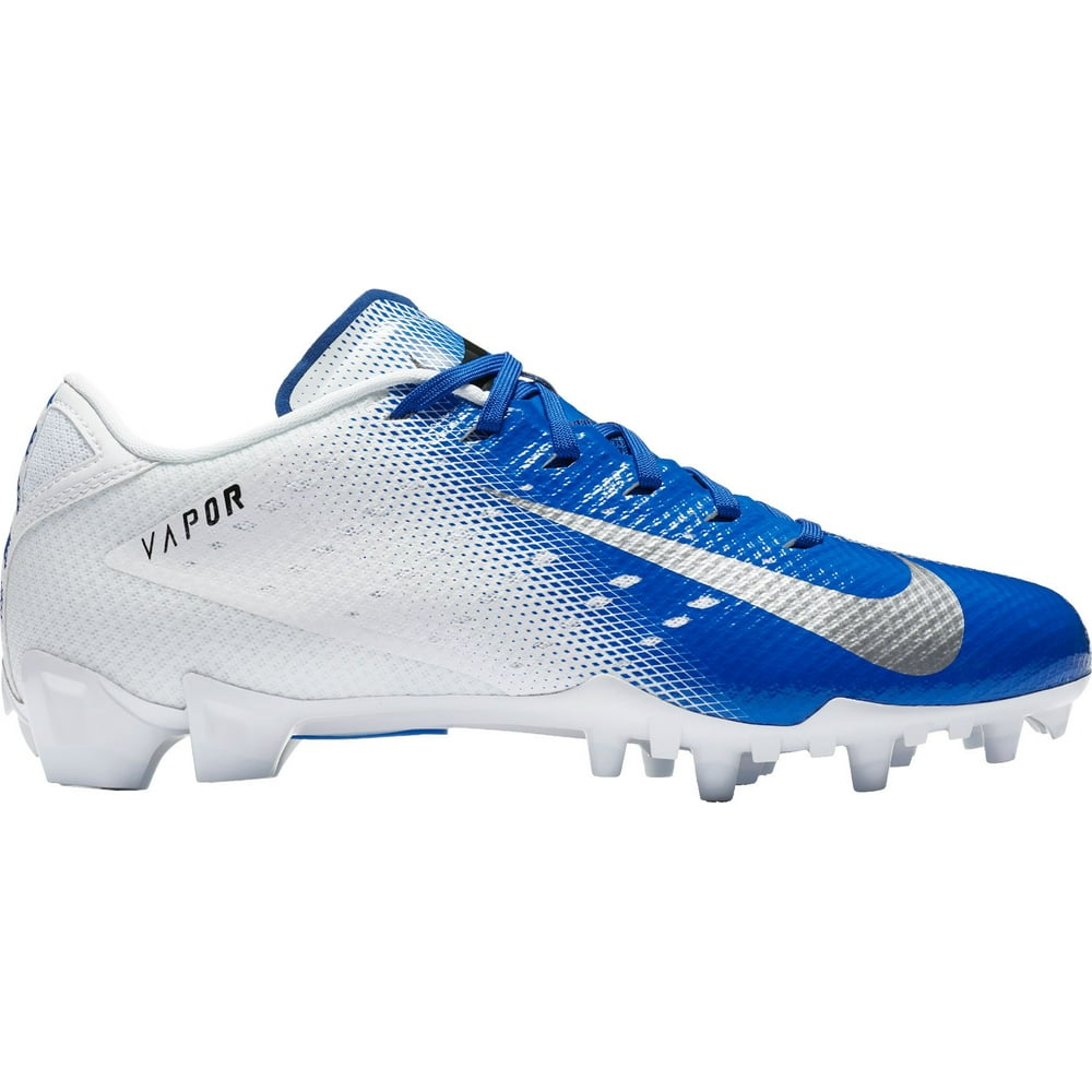 Nike Men's Vapor Speed 3 TD Football Cleats White/Blue 9.5 Walmart