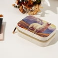 thumbnail image 7 of Alpaca Velvet Portable Jewelry Box with Removable Compartment - Ideal Bracelet Holder and Necklace Organizer - Gift, 7 of 7