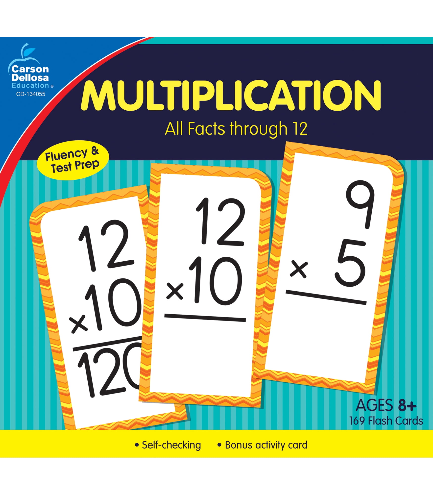Multiplication All Facts through 12 Flash Cards