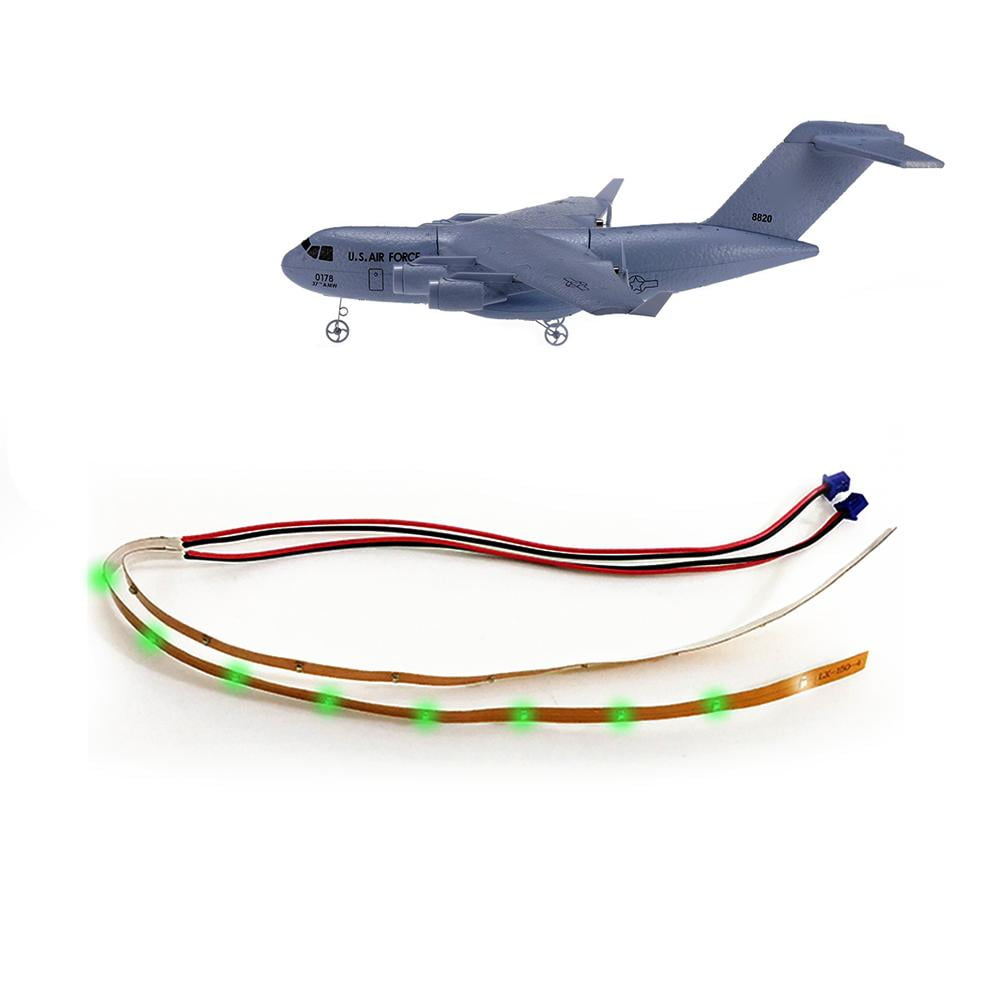8 Green 1 White LED Light Lamp Group for RC Aircraft Plane C17 GD006 Boeing 787