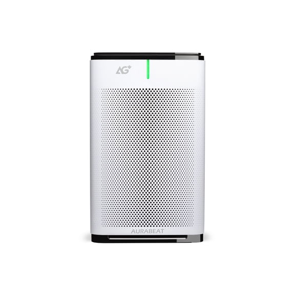 Brondell  Pro Air Purifier Clean Air Filter With Aurabeat AG  Technology for Bedroom, Home Office, Reduces Odor from Smoke and Pets, Includes Filters, 1655 Square Feet, White